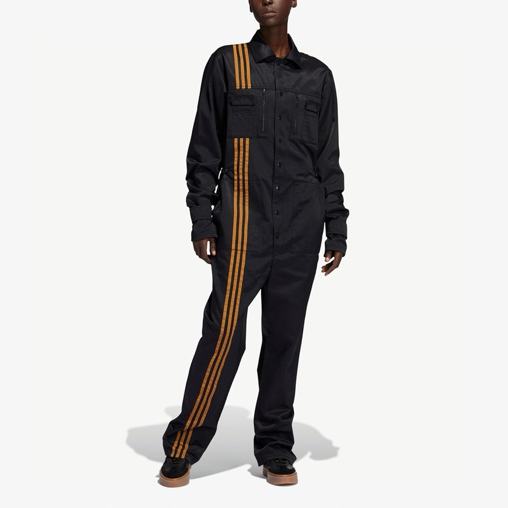 adidas x IVY PARK 4All 3-Stripe Jumpsuit (Black/Mesa)